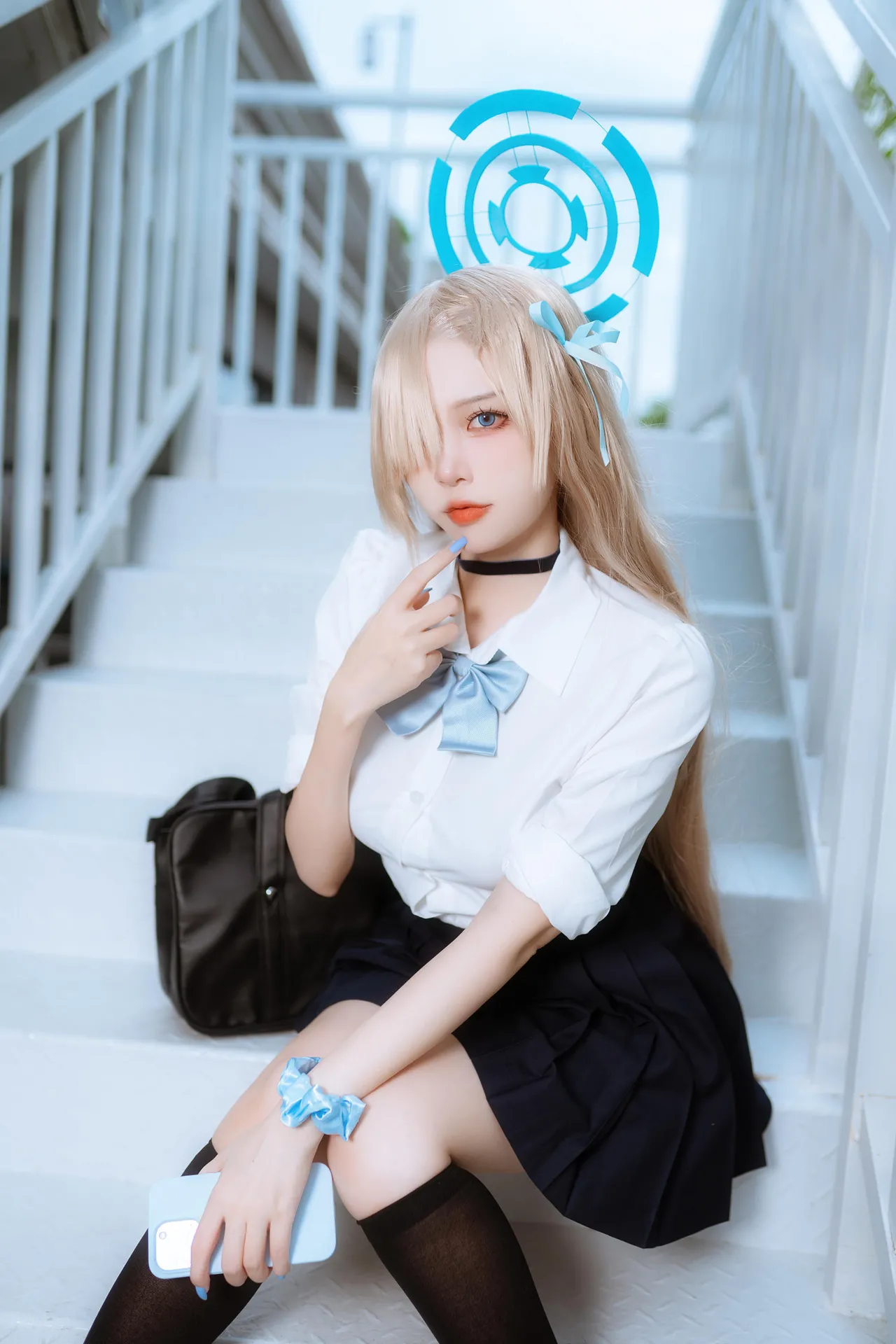 二佐Nisa - 蔚蓝档案 一之濑明日奈 JK制服-erohere11.webp